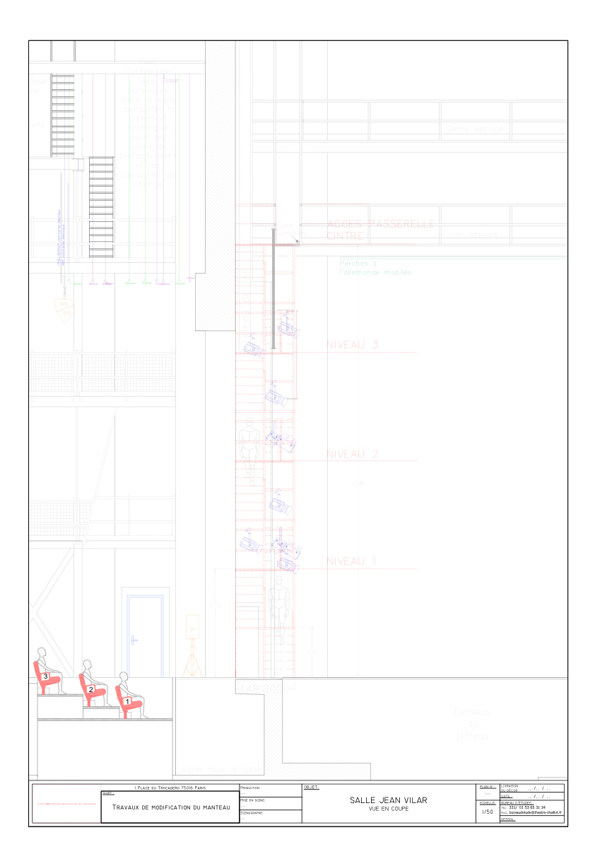 plan architecture scenographie