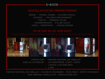 installation sceno exposition D-boite