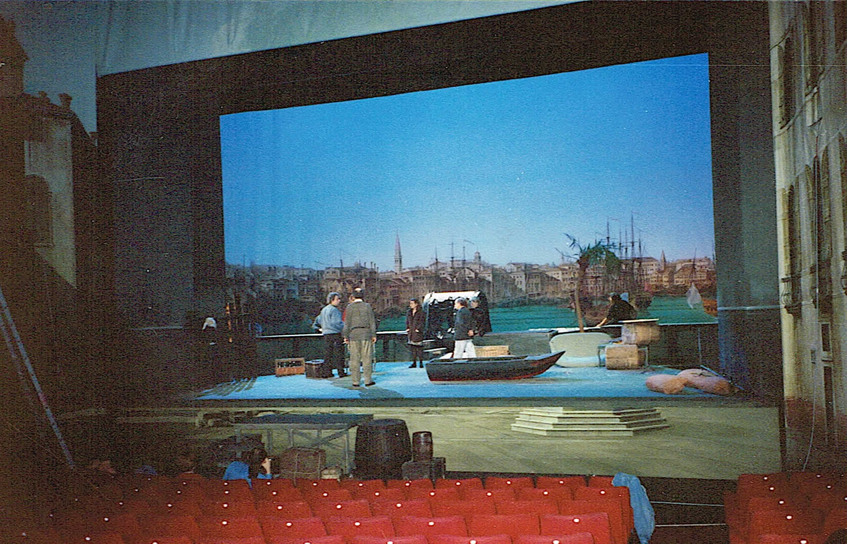 Installation technique plateau théâtre