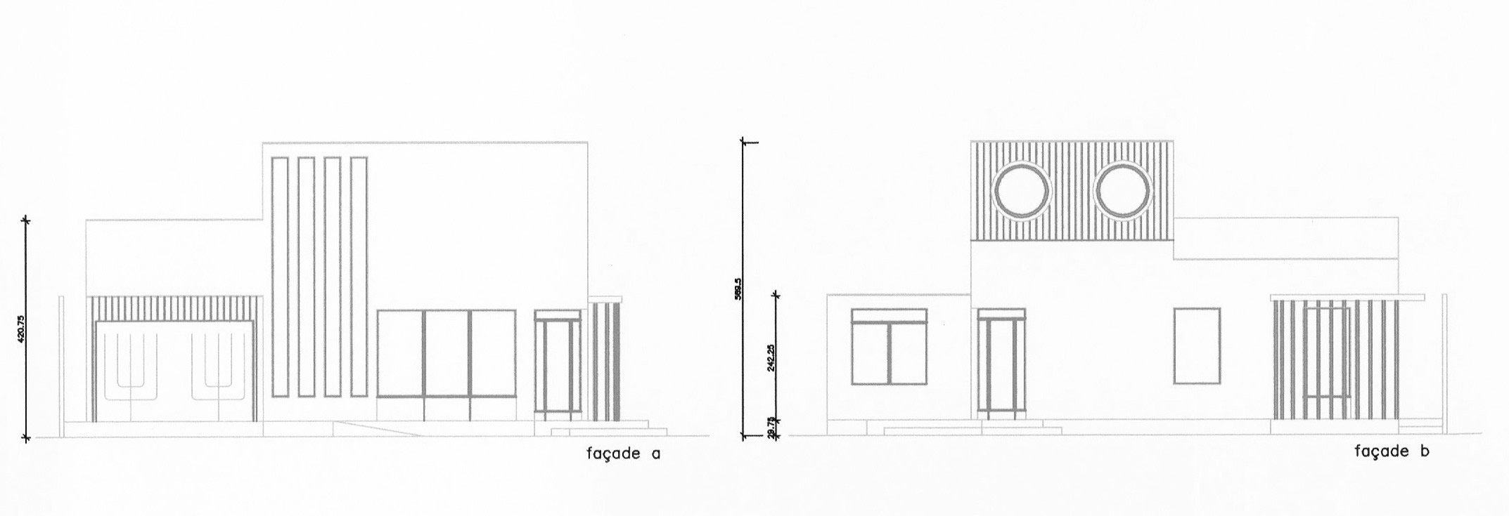 elevation plan maison tati overgreen